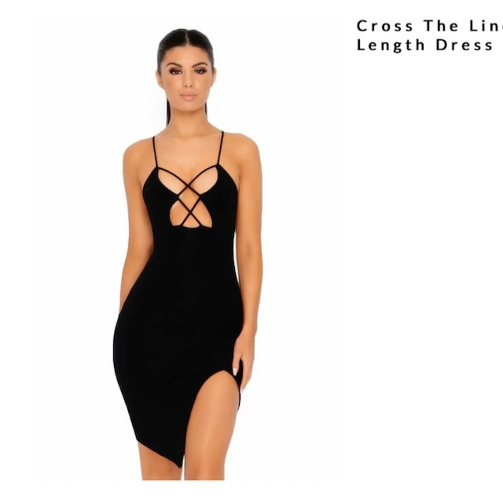 OH POLLY NEVER WORN black dress size 8 US